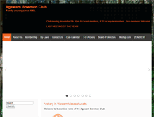Tablet Screenshot of agawambowmen.org